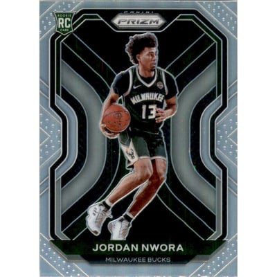 2020-21 Panini Prizm Prizms Silver #273 Jordan Nwora