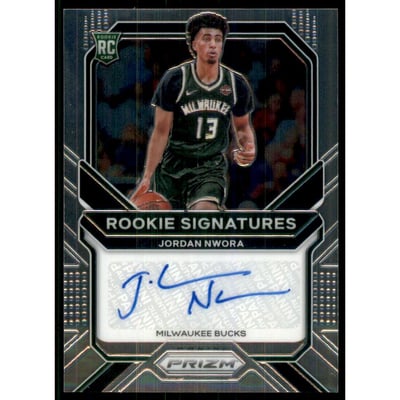 2020-21 Panini Prizm Rookie Signatures #25 Jordan Nwora