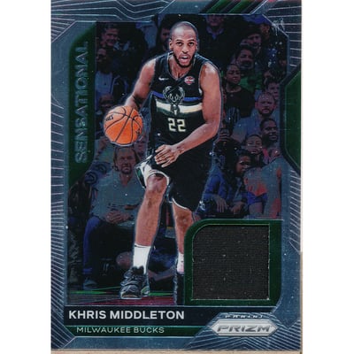 2020-21 Panini Prizm Sensational Swatches #92 Khris Middleton