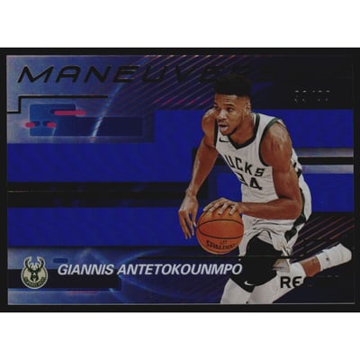 2020-21 Panini Recon Maneuvers Blue #8 Giannis Antetokounmpo
