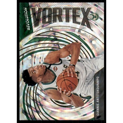 2020-21 Panini Revolution Vortex Fractal #9 Giannis Antetokounmpo