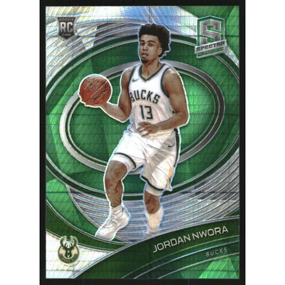 2020-21 Panini Spectra Asia Green #119 Jordan Nwora