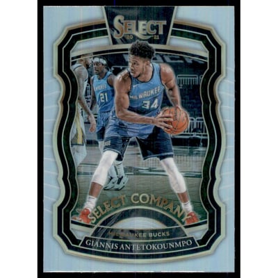 2020-21 Select Company Prizms Silver #20 Giannis Antetokounmpo