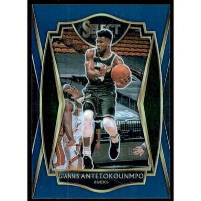 2020-21 Select Prizms Blue #117 Giannis Antetokounmpo