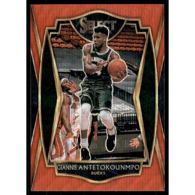 2020-21 Select Prizms Red Wave #117 Giannis Antetokounmpo