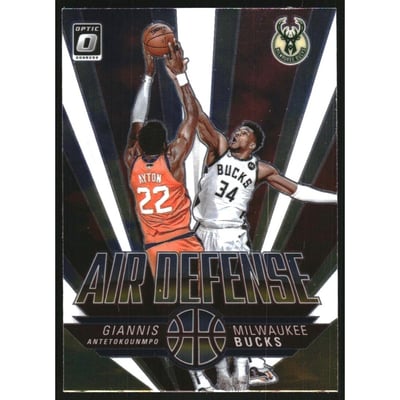 2021-22 Donruss Optic Air Defense #3 Giannis Antetokounmpo