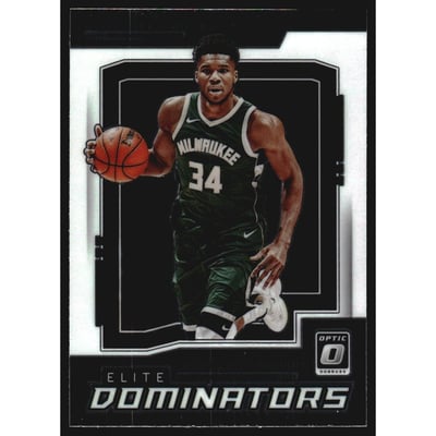 2021-22 Donruss Optic Elite Dominators #5 Giannis Antetokounmpo
