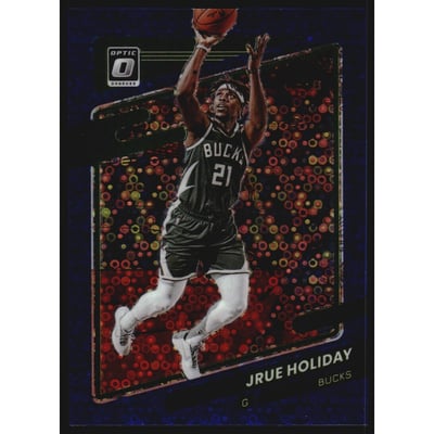 2021-22 Donruss Optic Fast Break Blue #40 Jrue Holiday