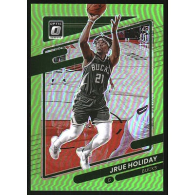 2021-22 Donruss Optic Lime Green #40 Jrue Holiday