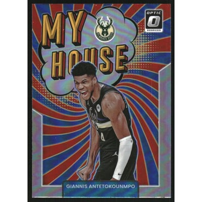 2021-22 Donruss Optic My House Holo #4 Giannis Antetokounmpo
