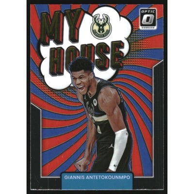 2021-22 Donruss Optic My House #4 Giannis Antetokounmpo