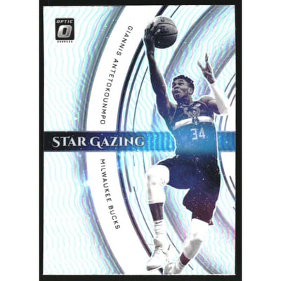 2021-22 Donruss Optic Star Gazing Holo #3 Giannis Antetokounmpo