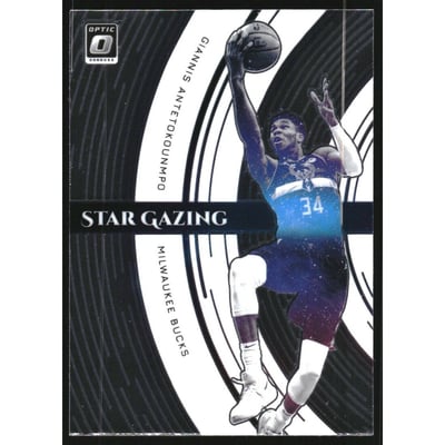 2021-22 Donruss Optic Star Gazing #3 Giannis Antetokounmpo