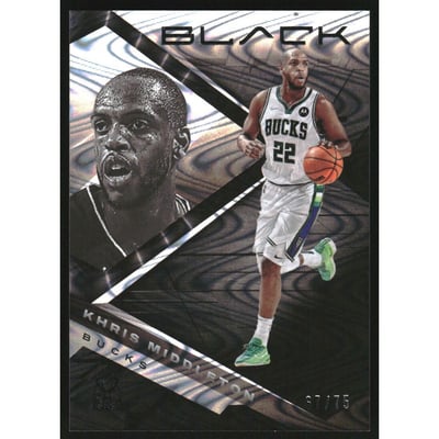 2021-22 Panini Black Silver #11 Khris Middleton