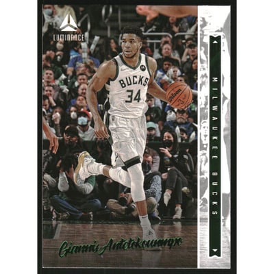 2021-22 Panini Chronicles Green #265 Giannis Antetokounmpo/Luminance
