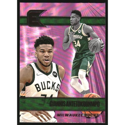 2021-22 Panini Chronicles Pink #303 Giannis Antetokounmpo/Essentials