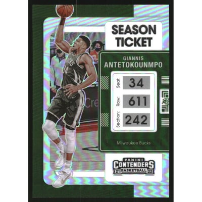 2021-22 Panini Contenders Photo Varitations #73 Giannis Antetokounmpo