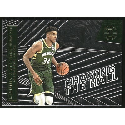2021-22 Panini Illusions Chasing the Hall #1 Giannis Antetokounmpo