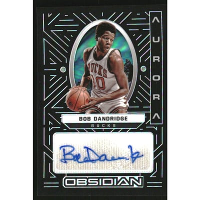 2021-22 Panini Obsidian Aurora Autographs #38 Bob Dandridge/149