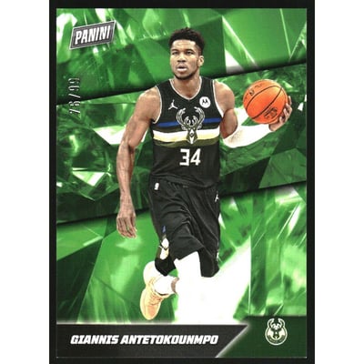 2021-22 Panini Player of the Day NBA Insert #BK22 Giannis Antetokounmpo