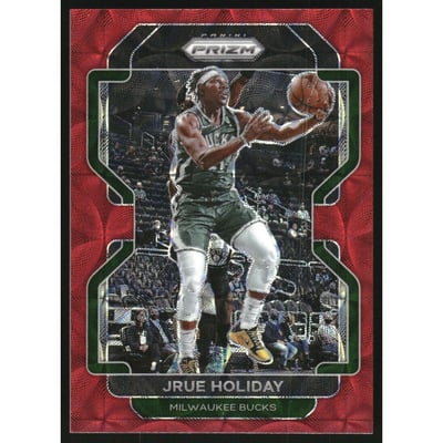 2021-22 Panini Prizm Prizms Choice Red #8 Jrue Holiday