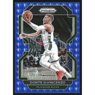 2021-22 Panini Prizm Prizms NBA 75th Anniversary #88 Donte DiVincenzo