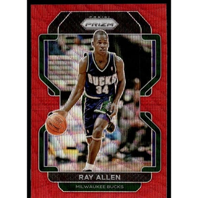 2021-22 Panini Prizm Prizms Ruby Wave #251 Ray Allen