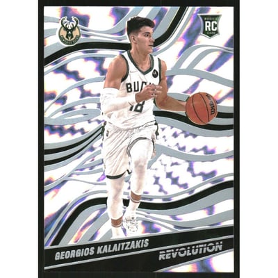 2021-22 Panini Revolution Asia Holo Silver #106 Georgios Kalaitzakis