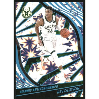 2021-22 Panini Revolution Impact #4 Giannis Antetokounmpo