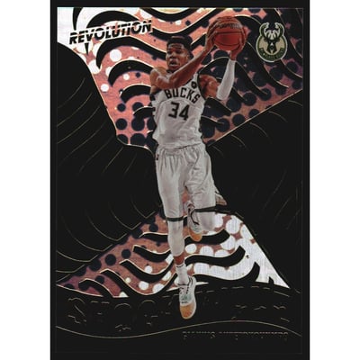 2021-22 Panini Revolution Shock Wave #15 Giannis Antetokounmpo