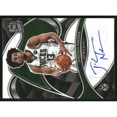 2021-22 Panini Spectra Signatures #19 Jordan Nwora/99