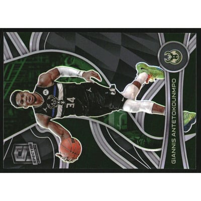 2021-22 Panini Spectra Variations Silver #34 Giannis Antetokounmpo