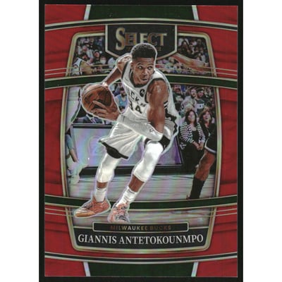 2021-22 Select Prizms Red #35 Giannis Antetokounmpo