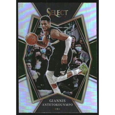 2021-22 Select Prizms Silver #140 Giannis Antetokounmpo