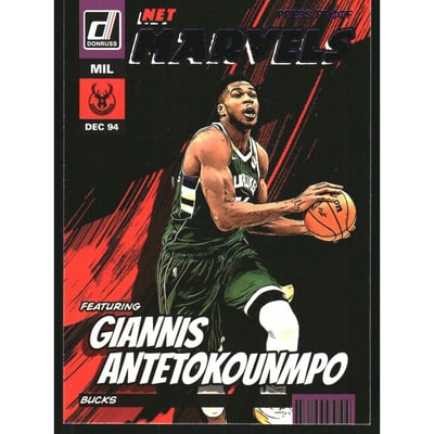 2022-23 Donruss Net Marvels Press Proof Purple #2 Giannis Antetokounmpo