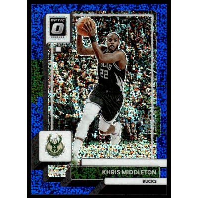 2022-23 Donruss Optic Blue Sparkle #82 Khris Middleton