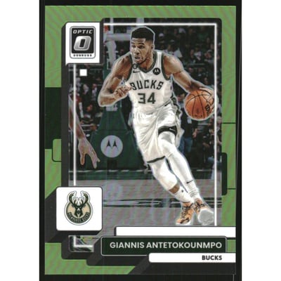 2022-23 Donruss Optic Lime Green #75 Giannis Antetokounmpo