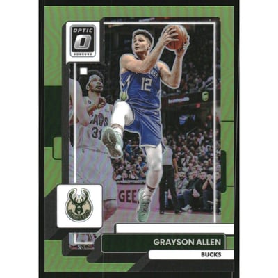 2022-23 Donruss Optic Lime Green #83 Grayson Allen