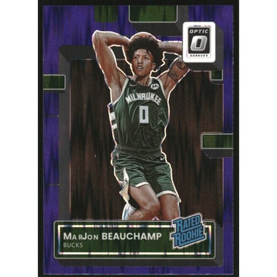 2022-23 Donruss Optic Purple Shock #210 MarJon Beauchamp RR