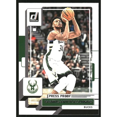 2022-23 Donruss Press Proof Silver #53 Giannis Antetokounmpo
