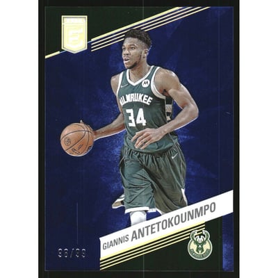 2022-23 Elite Blue #94 Giannis Antetokounmpo
