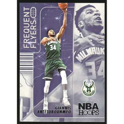 2022-23 Hoops Frequent Flyers #4 Giannis Antetokounmpo