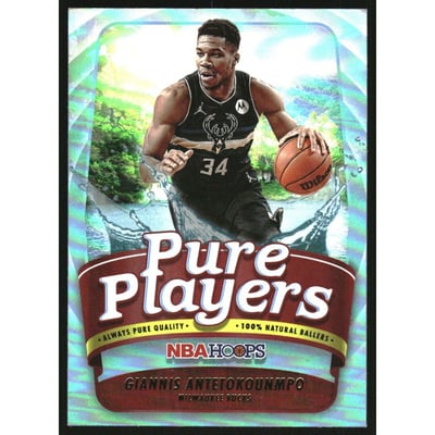 2022-23 Hoops Pure Players Holo #5 Giannis Antetokounmpo