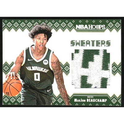 2022-23 Hoops Rookie Sweaters #24 MarJon Beauchamp