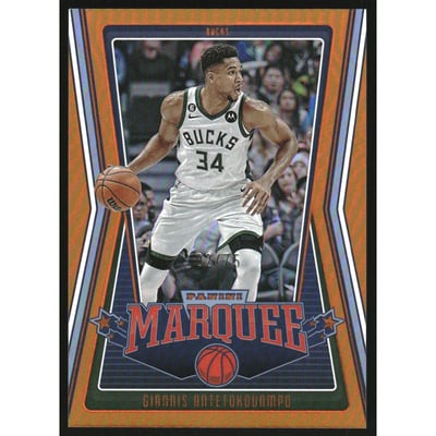 2022-23 Panini Chronicles Orange #259 Giannis Antetokounmpo/Marquee