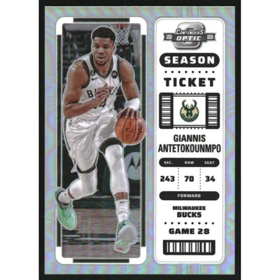 2022-23 Panini Contenders Optic Silver #26 Giannis Antetokounmpo