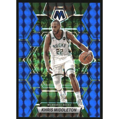 2022-23 Panini Mosaic Mosaic Blue #66 Khris Middleton