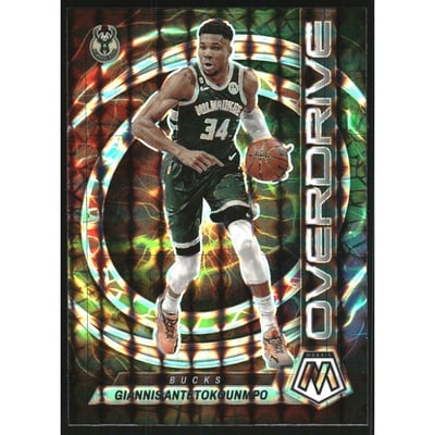 2022-23 Panini Mosaic Overdrive #12 Giannis Antetokounmpo