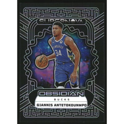 2022-23 Panini Obsidian Supernova #3 Giannis Antetokounmpo