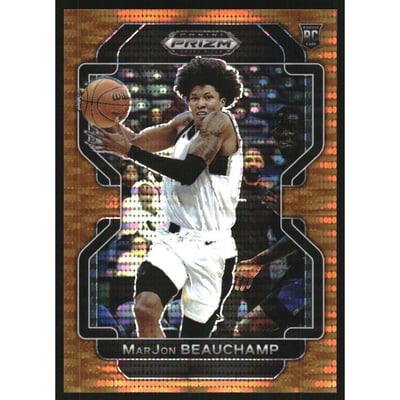2022-23 Panini Prizm Draft Picks Prizms Orange Pulsar #72 MarJon Beauchamp